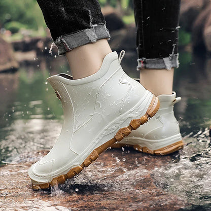Women's Ankle Boots Lug Sole Pull On Style