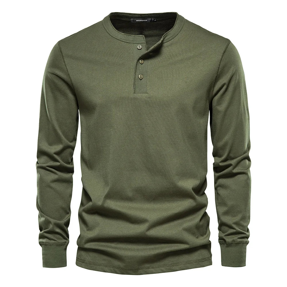 Casual Men's Spring Long Sleeve Shirt