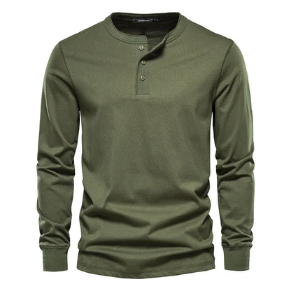 Casual Men's Spring Long Sleeve Shirt