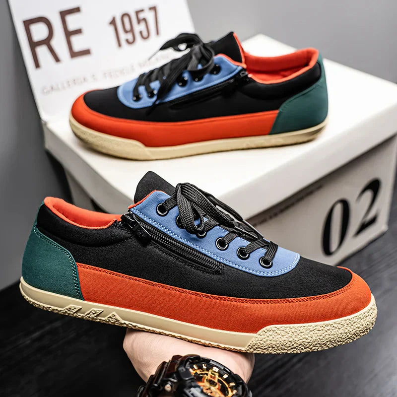 Lusso Men's Canvas Supportive Sneakers