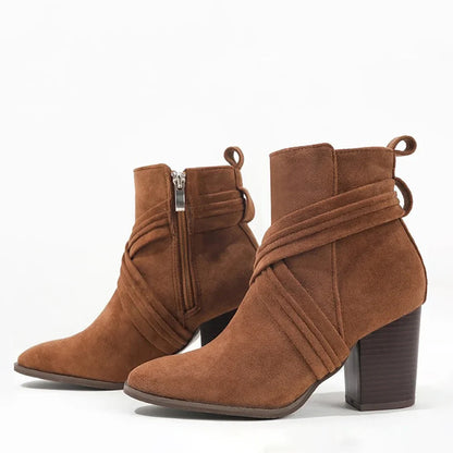 Low Heel Ankle Booties - VibreMode