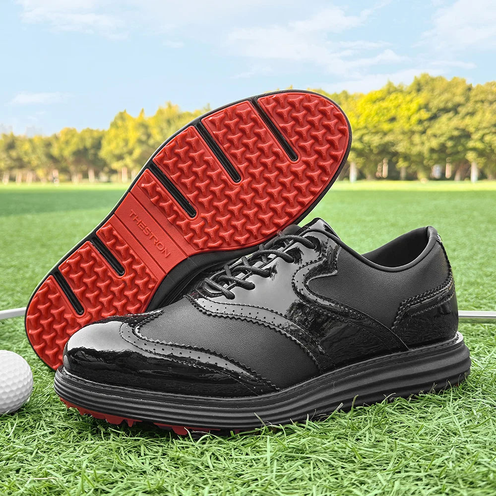 Men's Golf Shoe Leather Strathmore Heritage