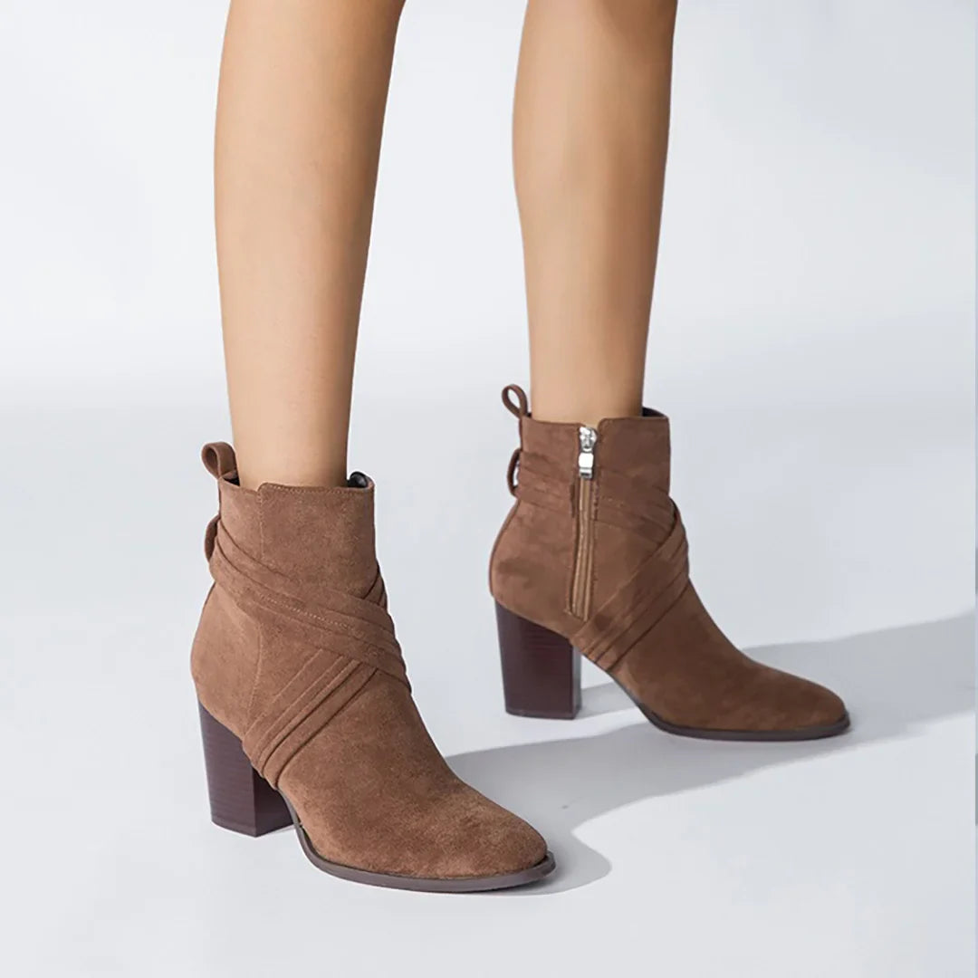 Low Heel Ankle Booties