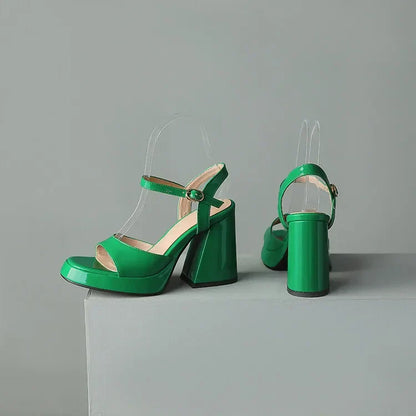 Shiny High Heel Shoes
