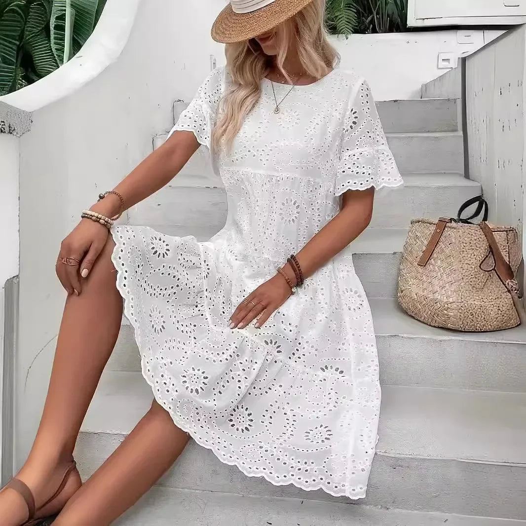 Lace Midi Dress for Women