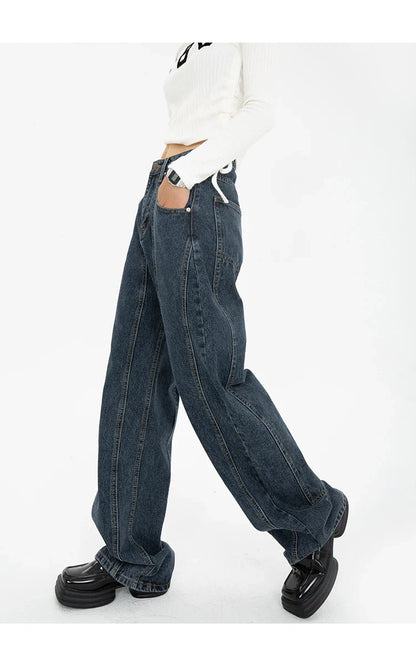 Classic Blue Straight Leg Jeans