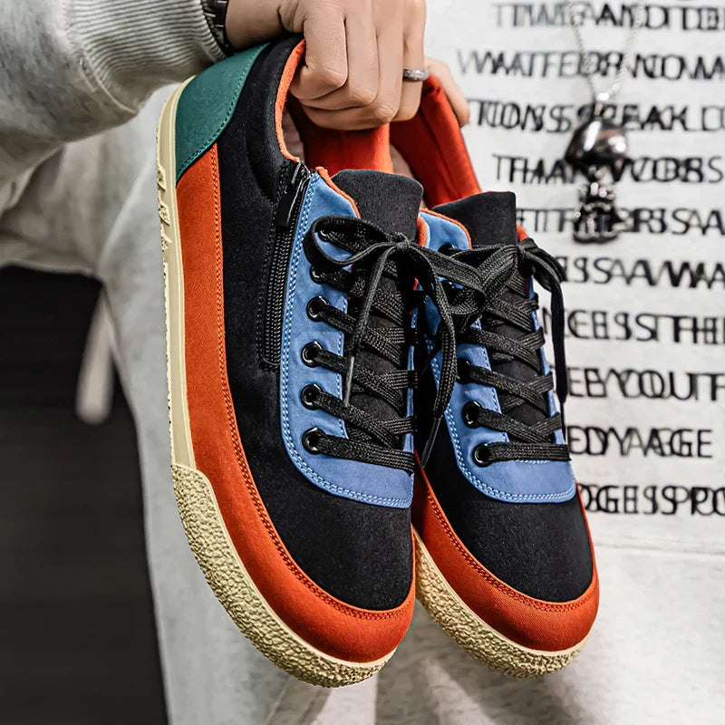 Lusso Men's Canvas Supportive Sneakers