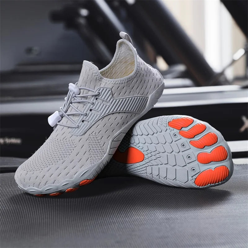 Men Women Zero Drop Trail Running Shoes Wide Toe Box Non Slip - VibreMode