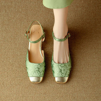 Elegant Low Heel Sandals