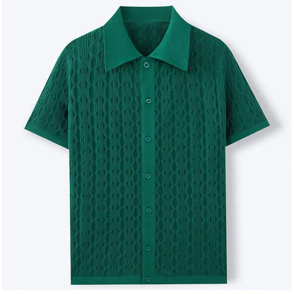 Men's Knit Polo T-Shirt