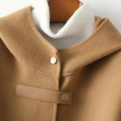 Womens Wool Hooded Coat