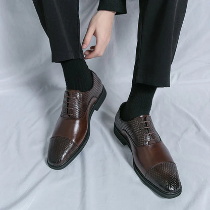 Authentic Luxury Leather Brogue Shoes