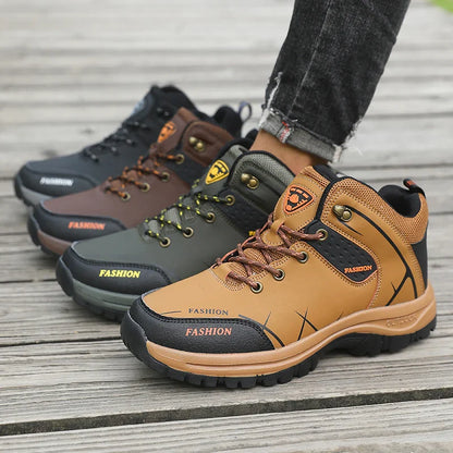Waterproof Hiking Boots for Men Anti Slip Trail Shoes