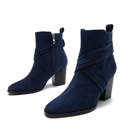 Low Heel Ankle Booties