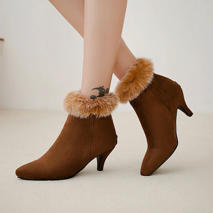 Sorena Women's Fur Ankle Boots