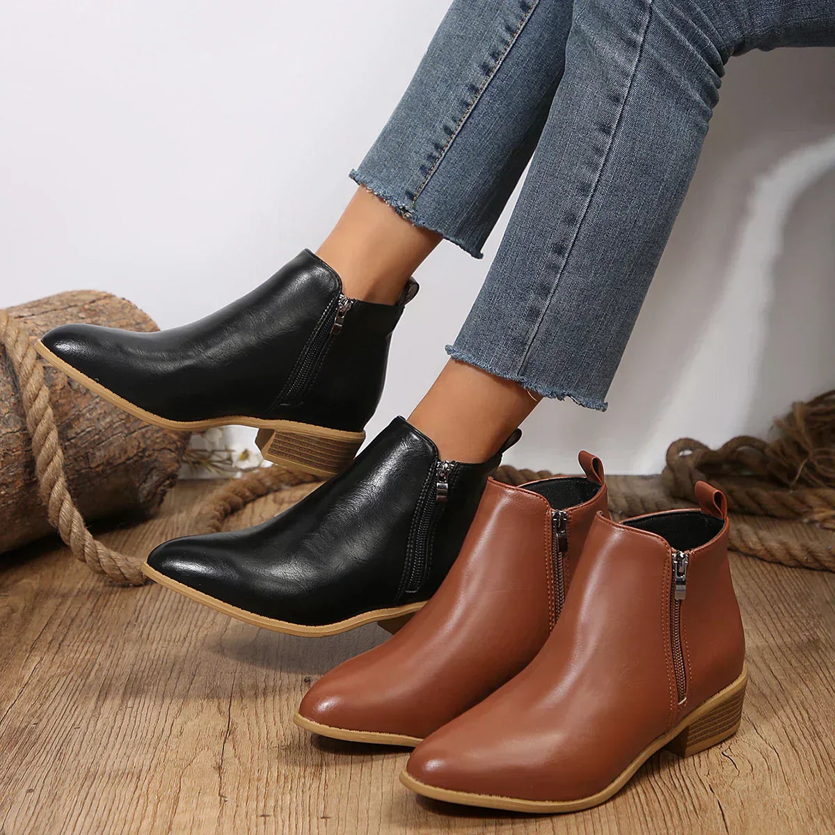 Comfortable Women's Spring Ankle Booties