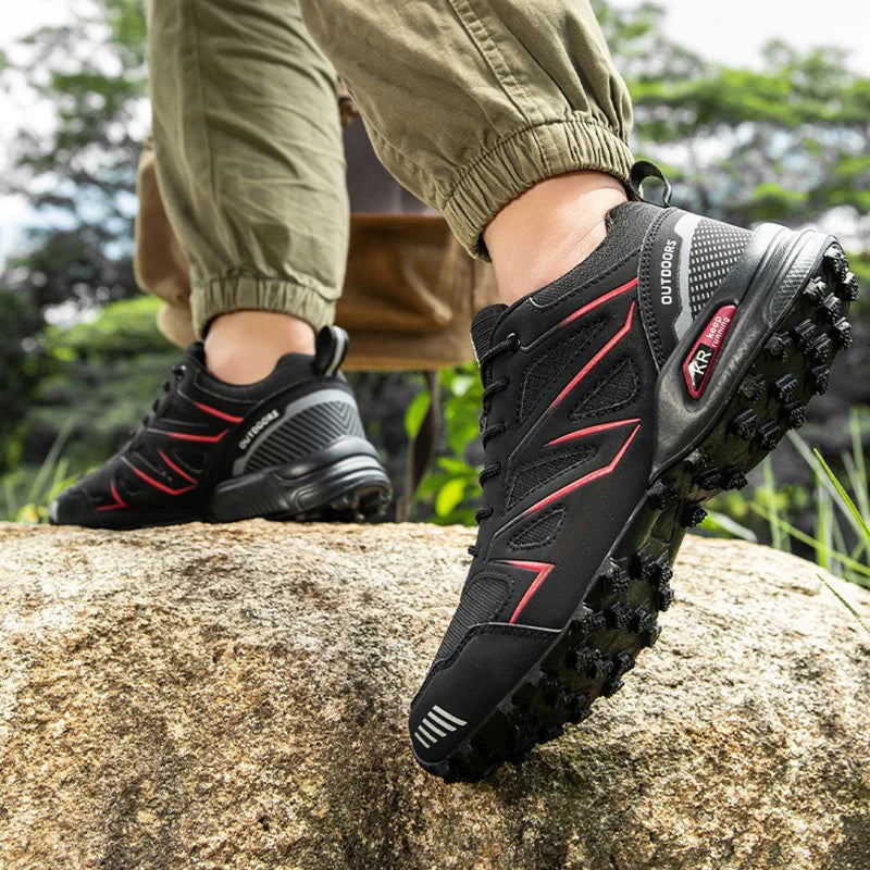 Waterproof Men's Hiking Boots Non-Slip Outdoor Trail Shoes