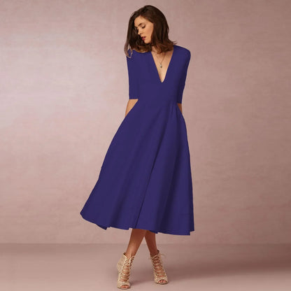 Valerisse | Ladies Stylish Flowy Mid Dress