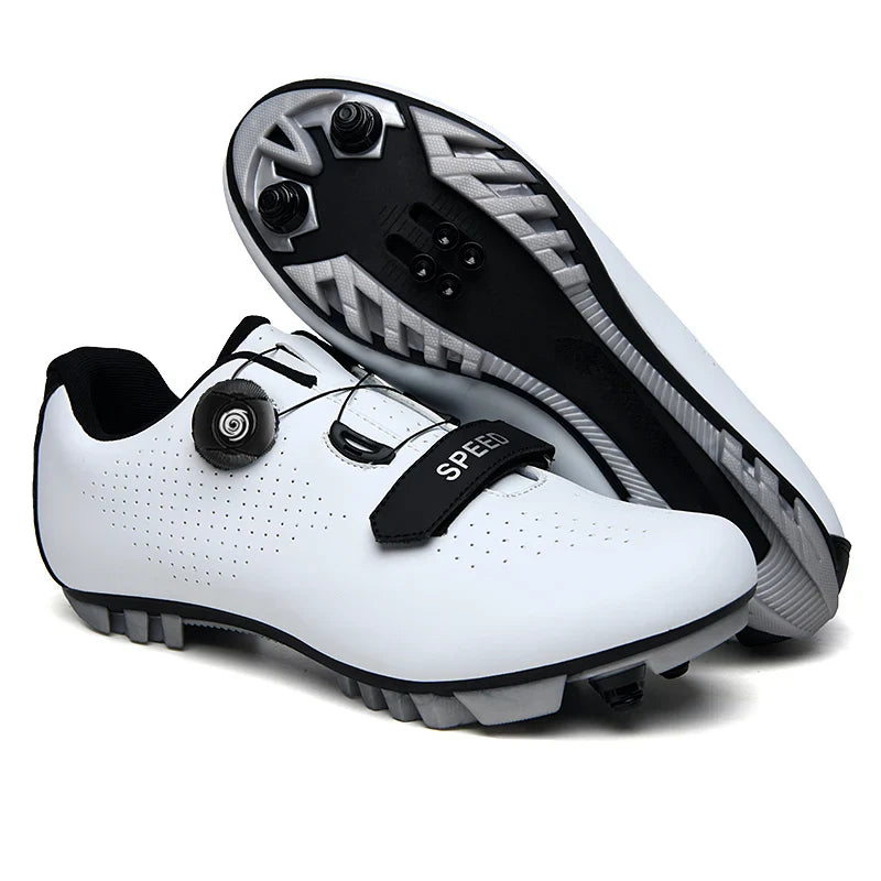 Comfortable Cycling Bike Shoes Clipless Breathable Road Sneakers