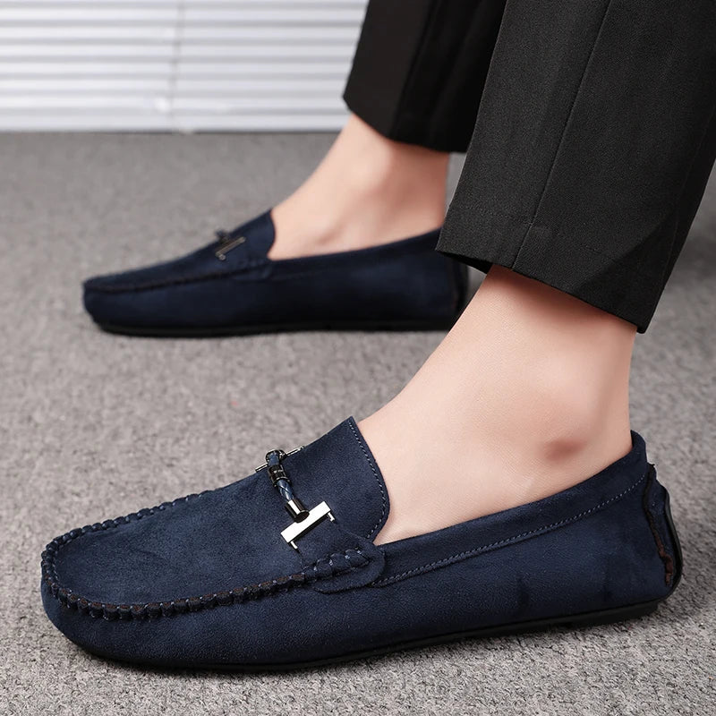 Luxurious Leather Slip On Shoes