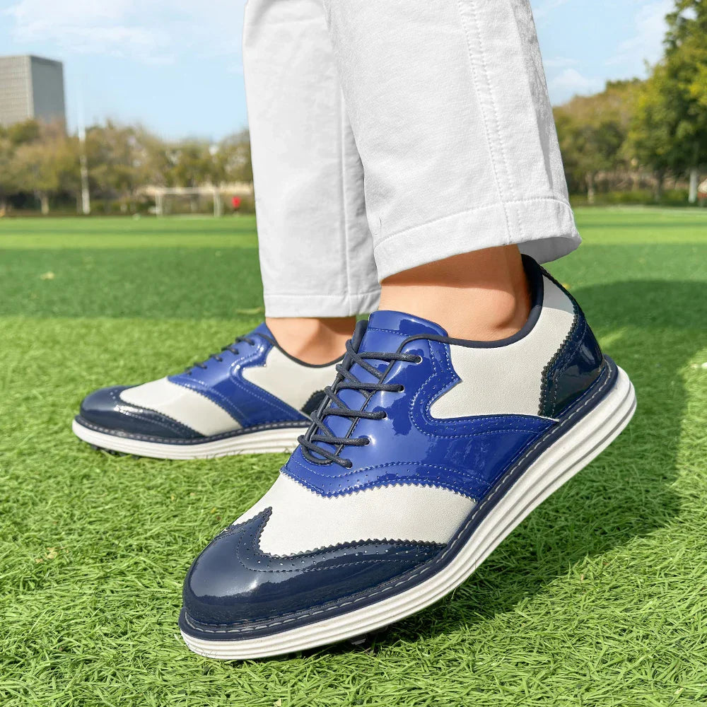 Men's Golf Shoe Leather Strathmore Heritage