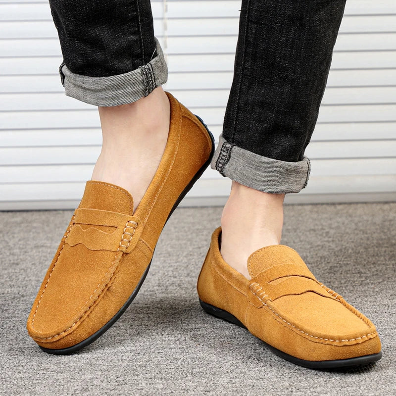 Luxury Soft Suede Slip On Shoes
