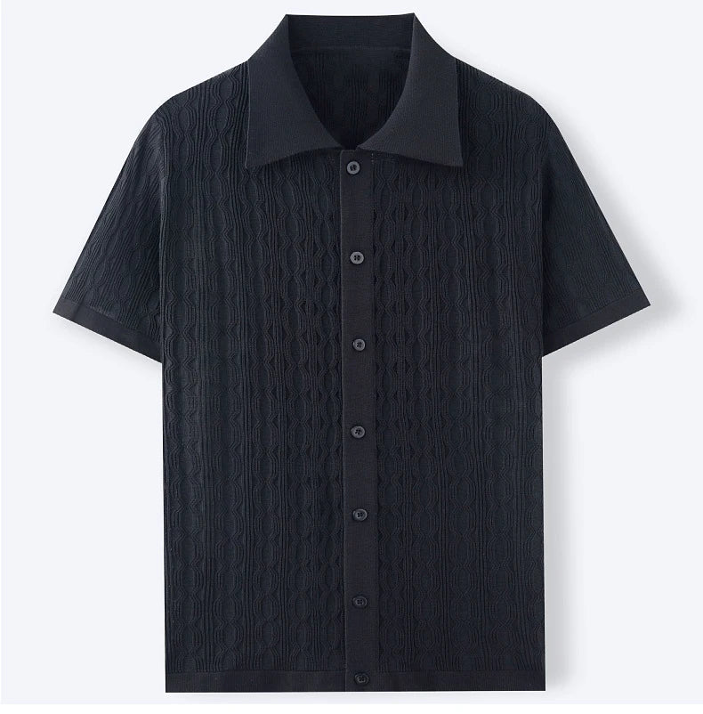 Men's Knit Polo T-Shirt