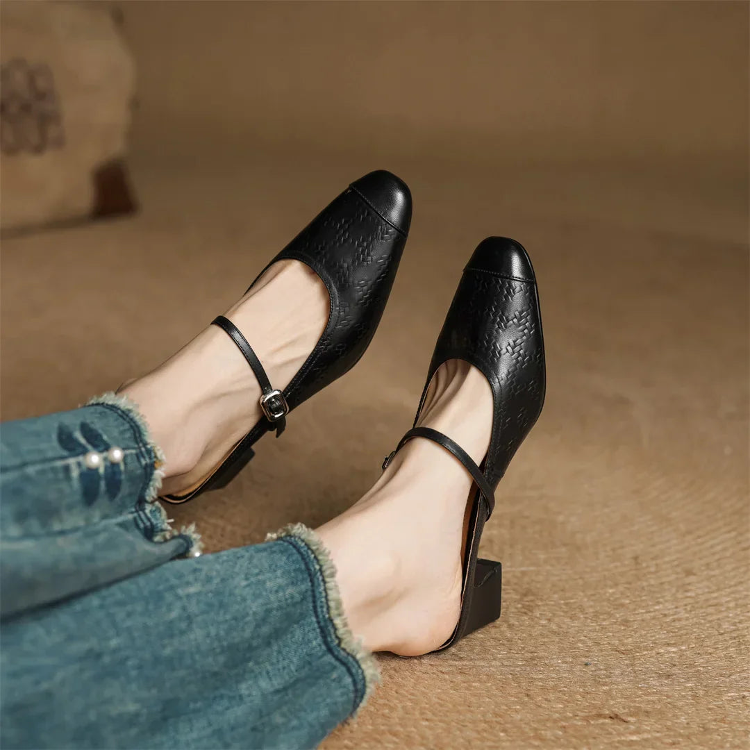 Milano Genuine Leather Mules