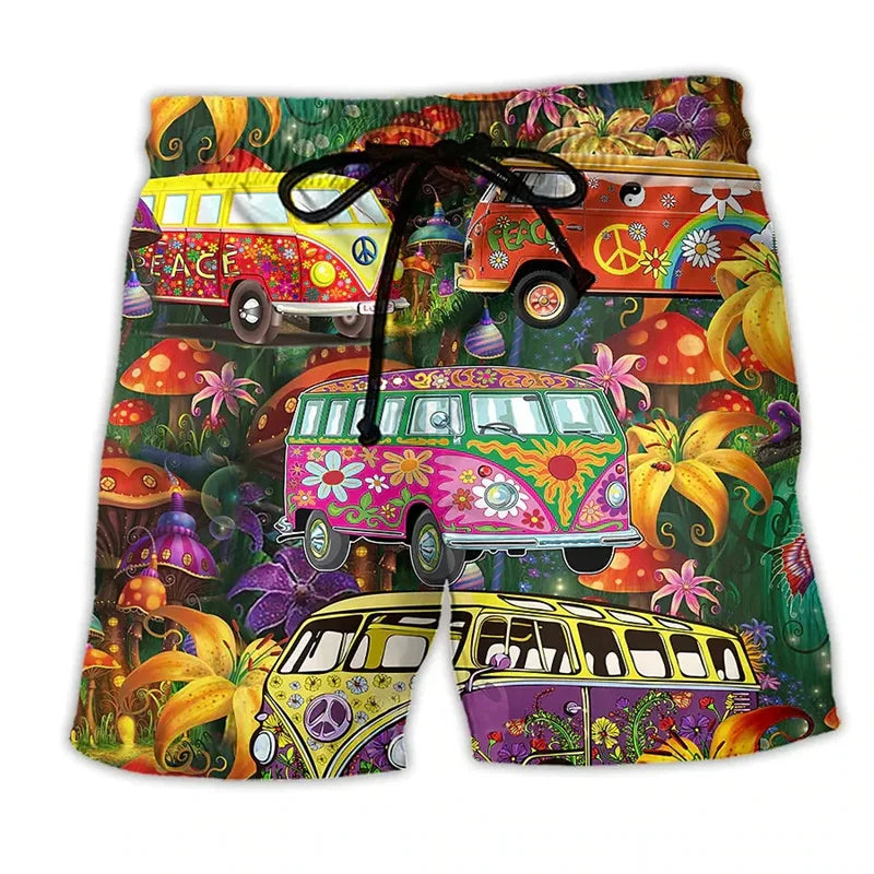 Men's Swim Shorts Bold Color Block - VibreMode