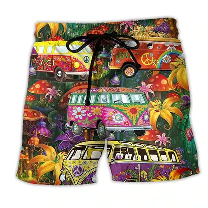 Men's Swim Shorts Bold Color Block - VibreMode