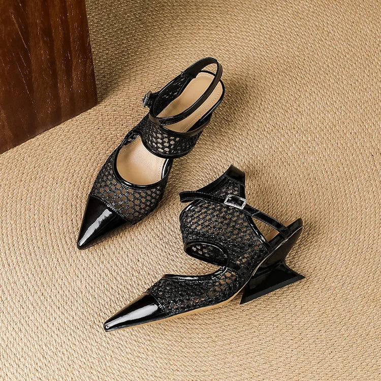 Luxurious Soft Leather Mule Shoes