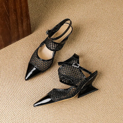 Luxurious Soft Leather Mule Shoes