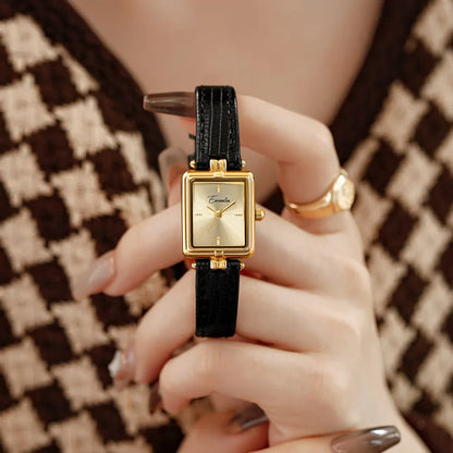 Stylish Genuine Leather Watch - VibreMode