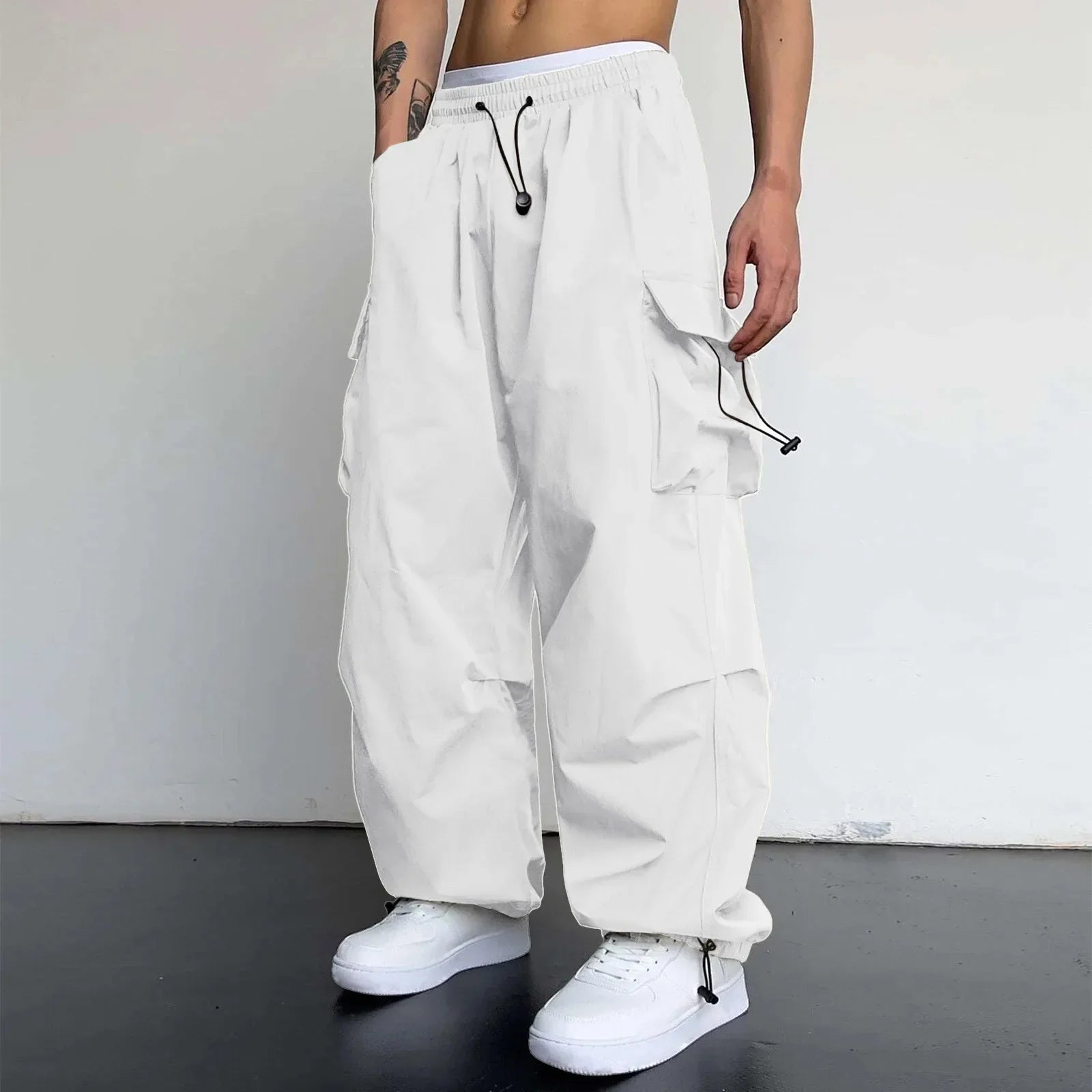 Men's Cargo Pants Multi Pocket Design - VibreMode