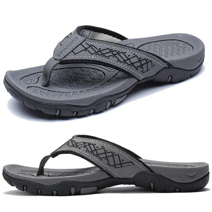 Comfortable Men's Sports Flip Flops with Arch Support Sandals