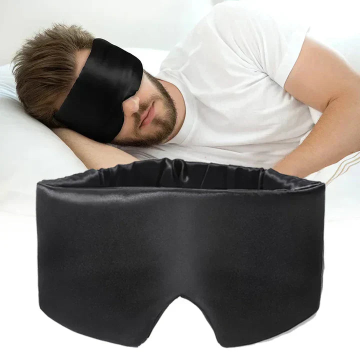 Sleep Mask Silk Soft Blackout Blindfold