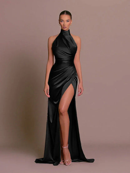 Carla Women's High-Slit Evening Gown