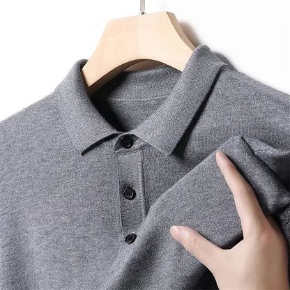 Trevaldo Men's Knit Polo Shirt