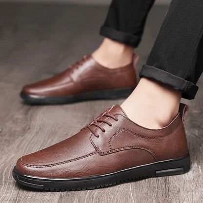 Brown Real Leather Shoes