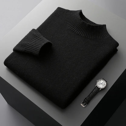 Selviano Men's Wool Pullover Sweater