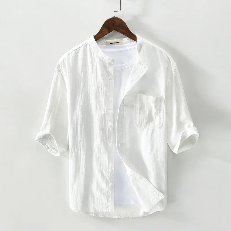 Men's Cotton Half Sleeve Shirt