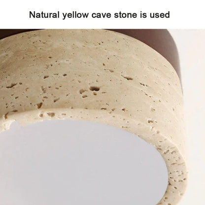 Natural Stone Flush Mount Light Modern
