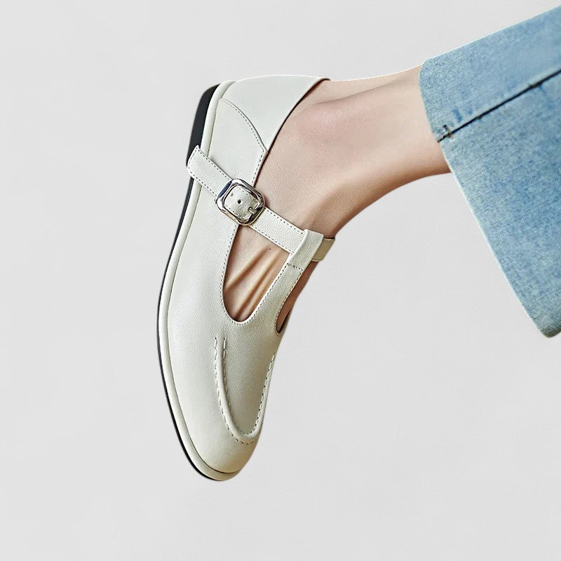 Women's Mary Jane T-Strap Shoes Rounded Toe