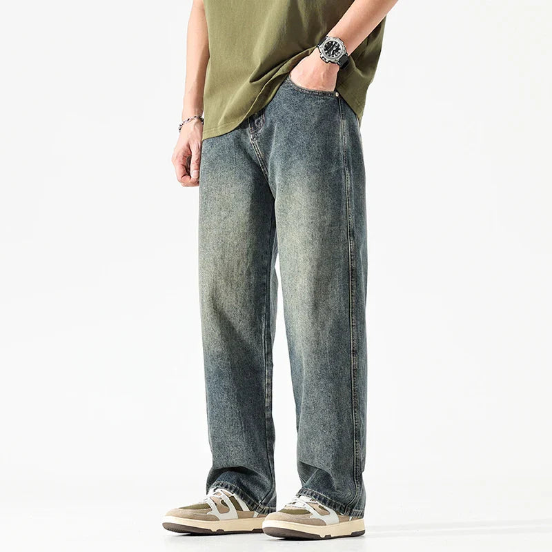Classic Blue Straight Jeans - VibreMode
