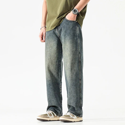 Classic Blue Straight Jeans - VibreMode