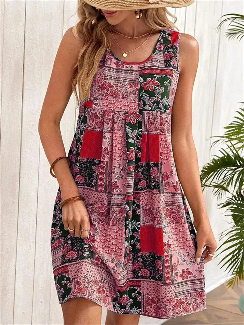 Women's Strapless Fit Flare Dress - VibreMode