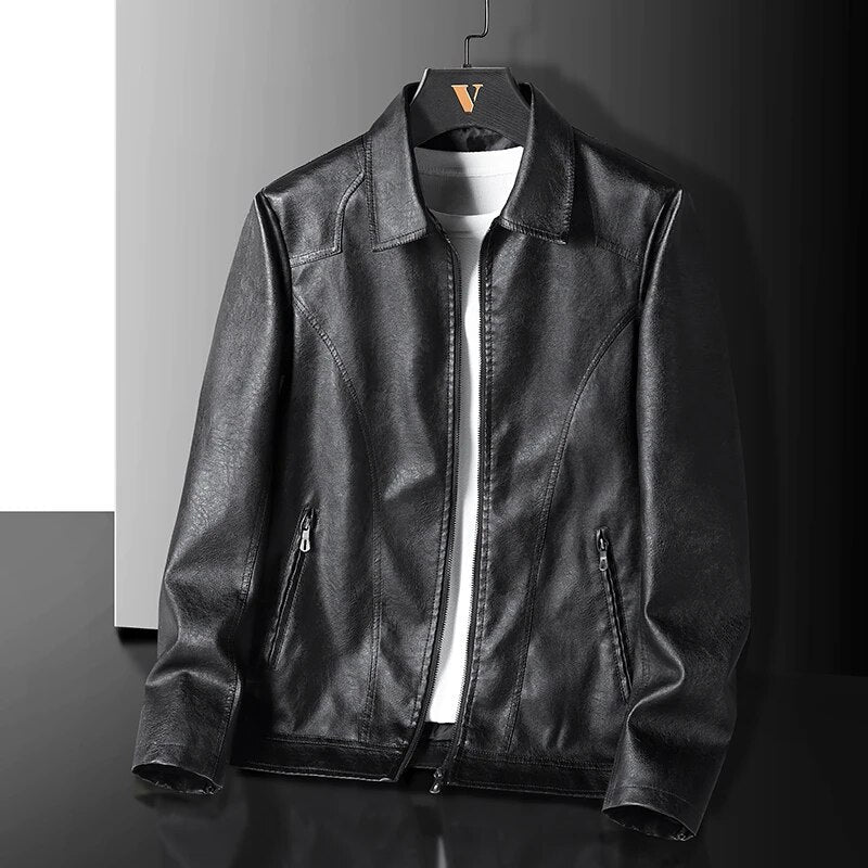 Ravanzo Men's Faux Leather Jacket - VibreMode