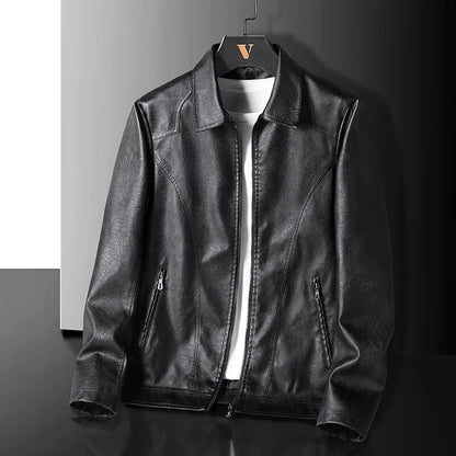 Ravanzo Men's Faux Leather Jacket - VibreMode