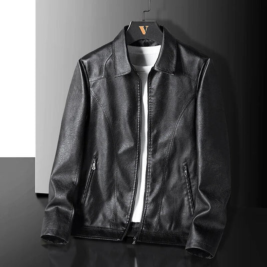 Ravanzo Men's Faux Leather Jacket - VibreMode