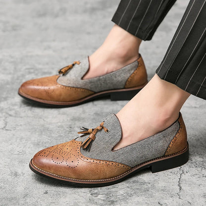 Men's Leather Tassel Loafers